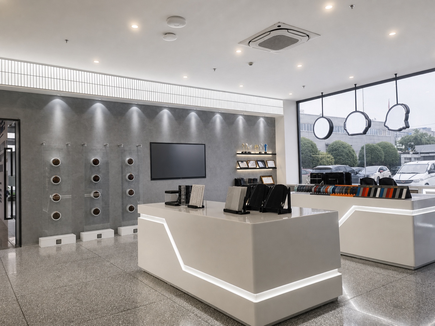运营中心产品展示区实景